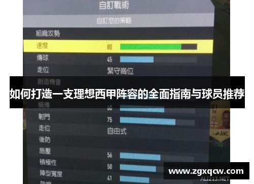 如何打造一支理想西甲阵容的全面指南与球员推荐